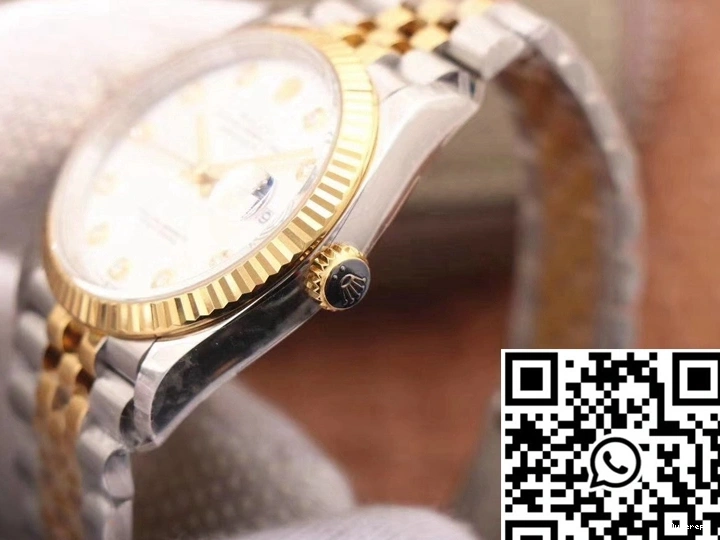 White 126233 EW Dial Datejust Rolex Factory 0328